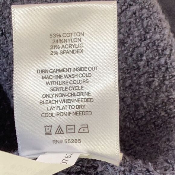 EXPRESS WOMENS SWEATER BLAZER DOUBLE BREASTED RHINESTONE EMBELLISHED BLUE SMALL - Picture 7 of 10